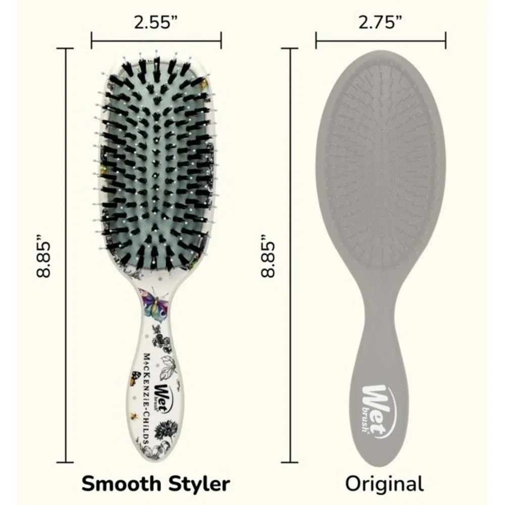 MacKenzie Childs x Wet Brush Target Smooth Styler Butterfly Toile for Dry Hair